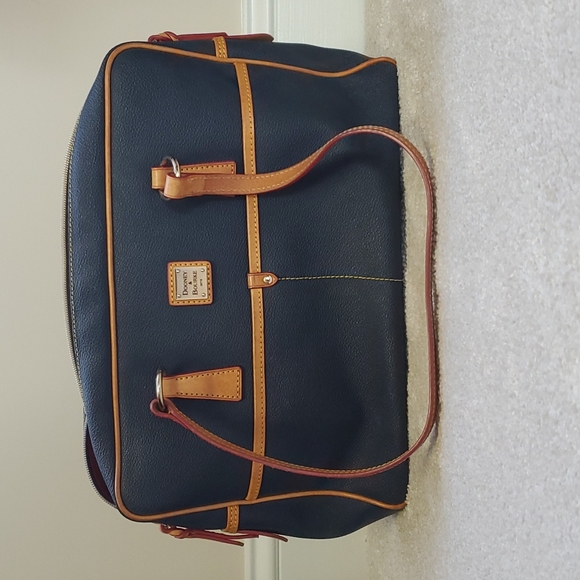 Dooney and Bourke blue pebbled leather bag - Picture 1 of 9